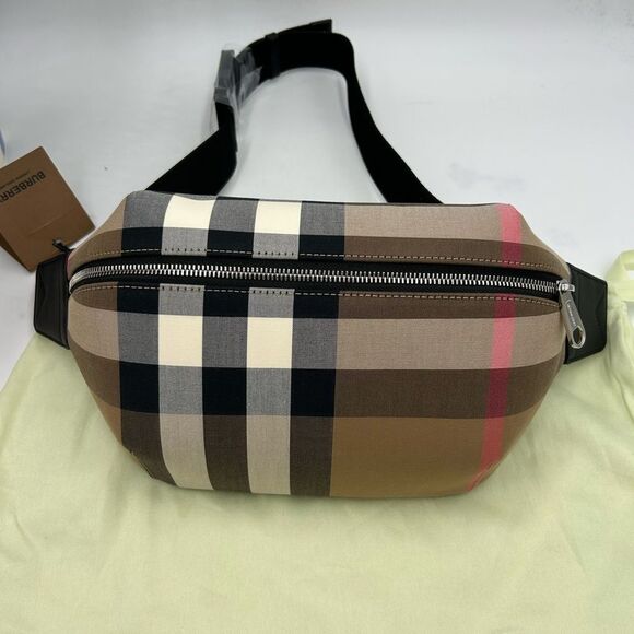 Burberry unisex classic check Belt bag adjustable made in Italy - Picture 1 of 15